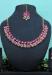 Picture of Admirable Dark Magenta Necklace Set