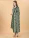 Picture of Fascinating Cotton Sea Green Readymade Salwar Kameez