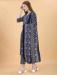 Picture of Excellent Cotton Navy Blue Readymade Salwar Kameez