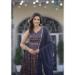 Picture of Chiffon Dark Slate Grey Readymade Salwar Kameez