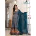 Picture of Gorgeous Chiffon Slate Grey Readymade Salwar Kameez