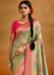 Picture of Fascinating Silk Dark Khaki Saree