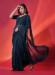 Picture of Marvelous Georgette Dark Slate Grey Saree