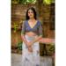 Picture of Resplendent Silk Light Steel Blue Saree