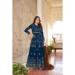 Picture of Georgette Midnight Blue Anarkali Salwar Kameez