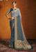 Picture of Charming Georgette Light Slate Grey Saree