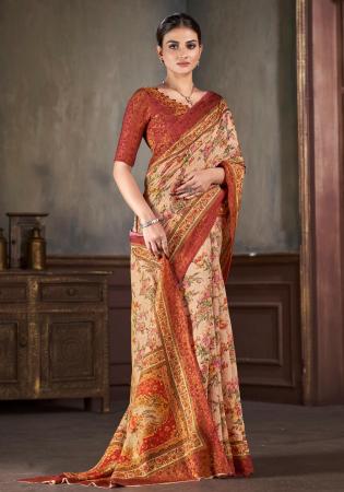 Picture of Good Looking Silk Burly Wood Saree