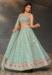 Picture of Taking Georgette Dark Sea Green Lehenga Choli