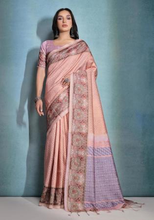 Picture of Radiant Silk Pale Golden Rod Saree