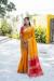 Picture of Alluring Silk Golden Rod Saree