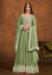 Picture of Georgette Dark Sea Green Anarkali Salwar Kameez