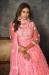 Picture of Georgette & Net Salmon Anarkali Salwar Kameez