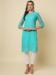 Picture of Sublime Georgette Medium Turquoise Kurtis & Tunic