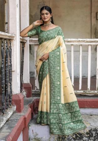 Picture of Nice Silk Pale Green Saree