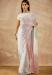 Picture of Good Looking Georgette White Saree