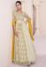 Picture of Marvelous Georgette Off White Anarkali Salwar Kameez