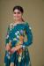 Picture of Marvelous Georgette Teal Anarkali Salwar Kameez