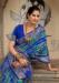 Picture of Magnificent Silk Midnight Blue Saree