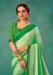 Picture of Excellent Chiffon Dark Sea Green Saree