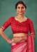 Picture of Comely Chiffon Indian Red Saree