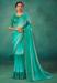 Picture of Statuesque Chiffon Light Steel Blue Saree