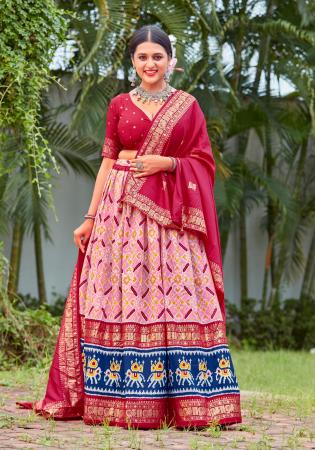 Picture of Fascinating Cotton Light Pink Lehenga Choli