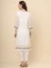 Picture of Graceful Georgette White Kurtis & Tunic