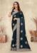 Picture of Appealing Crepe & Silk Dark Slate Grey Saree