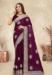 Picture of Beauteous Crepe & Silk Saddle Brown Saree