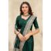 Picture of Enticing Crepe & Silk Dark Slate Grey Saree