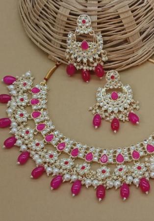 Picture of Delightful Indian Red Necklace Set