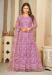 Picture of Elegant Net Plum Anarkali Salwar Kameez