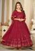 Picture of Statuesque Georgette Maroon Anarkali Salwar Kameez