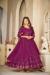 Picture of Admirable Georgette Purple Anarkali Salwar Kameez