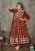 Picture of Gorgeous Net Maroon Anarkali Salwar Kameez