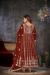 Picture of Gorgeous Net Maroon Anarkali Salwar Kameez