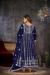 Picture of Lovely Net Midnight Blue Anarkali Salwar Kameez