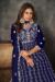 Picture of Lovely Net Midnight Blue Anarkali Salwar Kameez