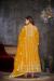 Picture of Magnificent Net Dark Orange Anarkali Salwar Kameez