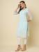 Picture of Bewitching Georgette Light Steel Blue Kurtis & Tunic