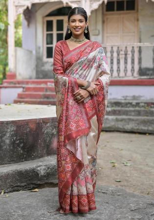 Picture of Appealing Silk Brown Saree