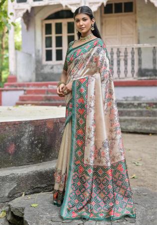 Picture of Nice Silk Cadet Blue Saree