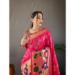 Picture of Amazing Silk Medium Violet Red Saree