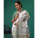 Picture of Good Looking Silk White Smoke Saree