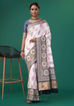 Picture of Charming Silk Beige Saree