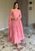 Picture of Georgette & Organza Light Pink Readymade Gown