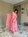 Picture of Georgette & Organza Light Pink Readymade Gown