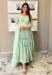 Picture of Georgette & Organza Dark Sea Green Readymade Gown