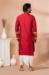 Picture of Gorgeous Chiffon Fire Brick Kurtas