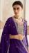 Picture of Grand Silk Purple Straight Cut Salwar Kameez